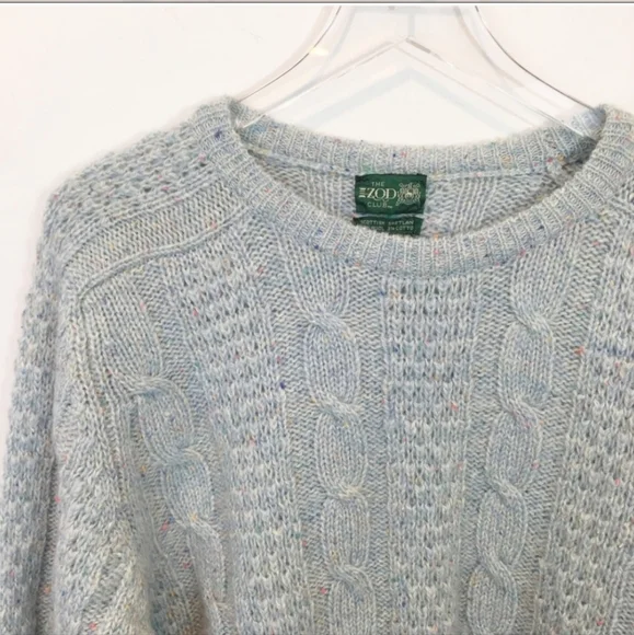 IZOD Vintage Oversized Chunky Cable Knit Sweater - Picture 3 of 6